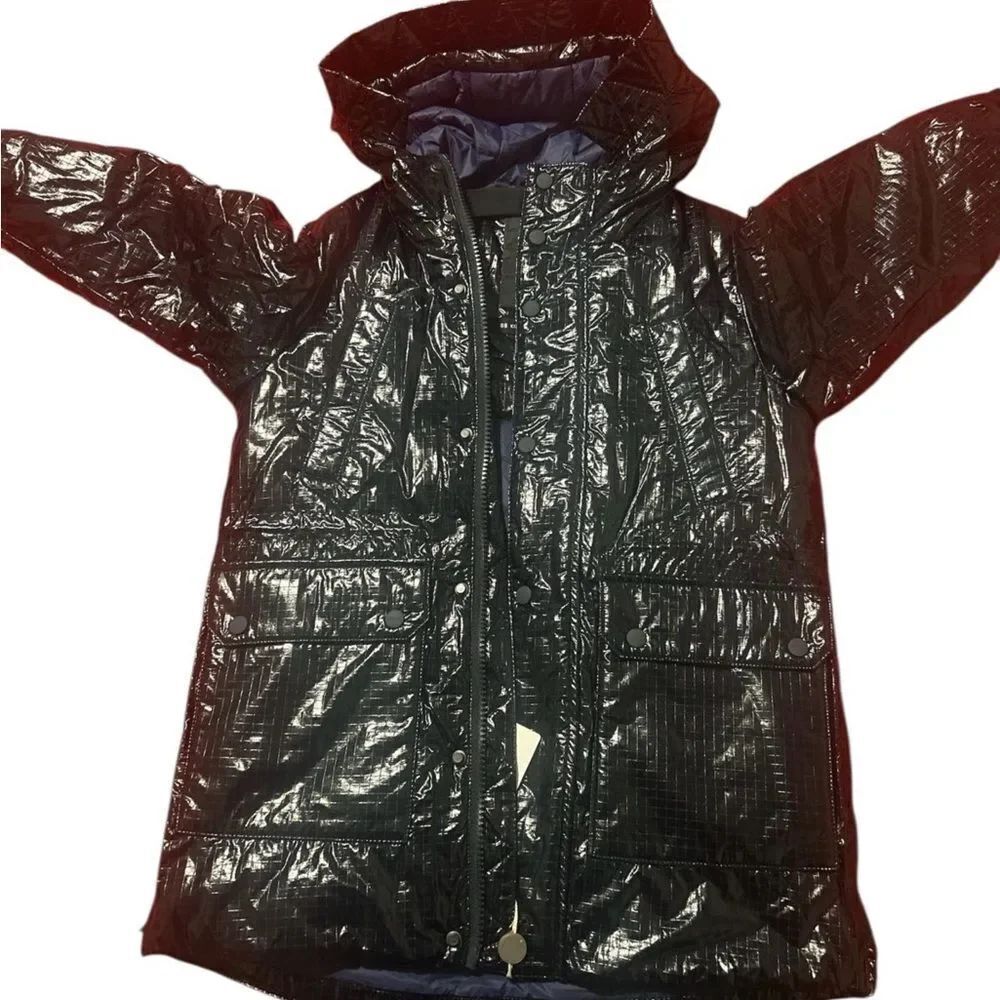 Bomboogie Kids Glossy Black Puffer